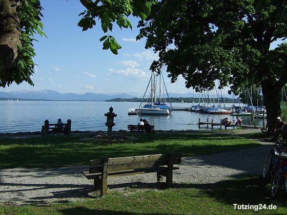 Park in Tutzing am Starnberger See